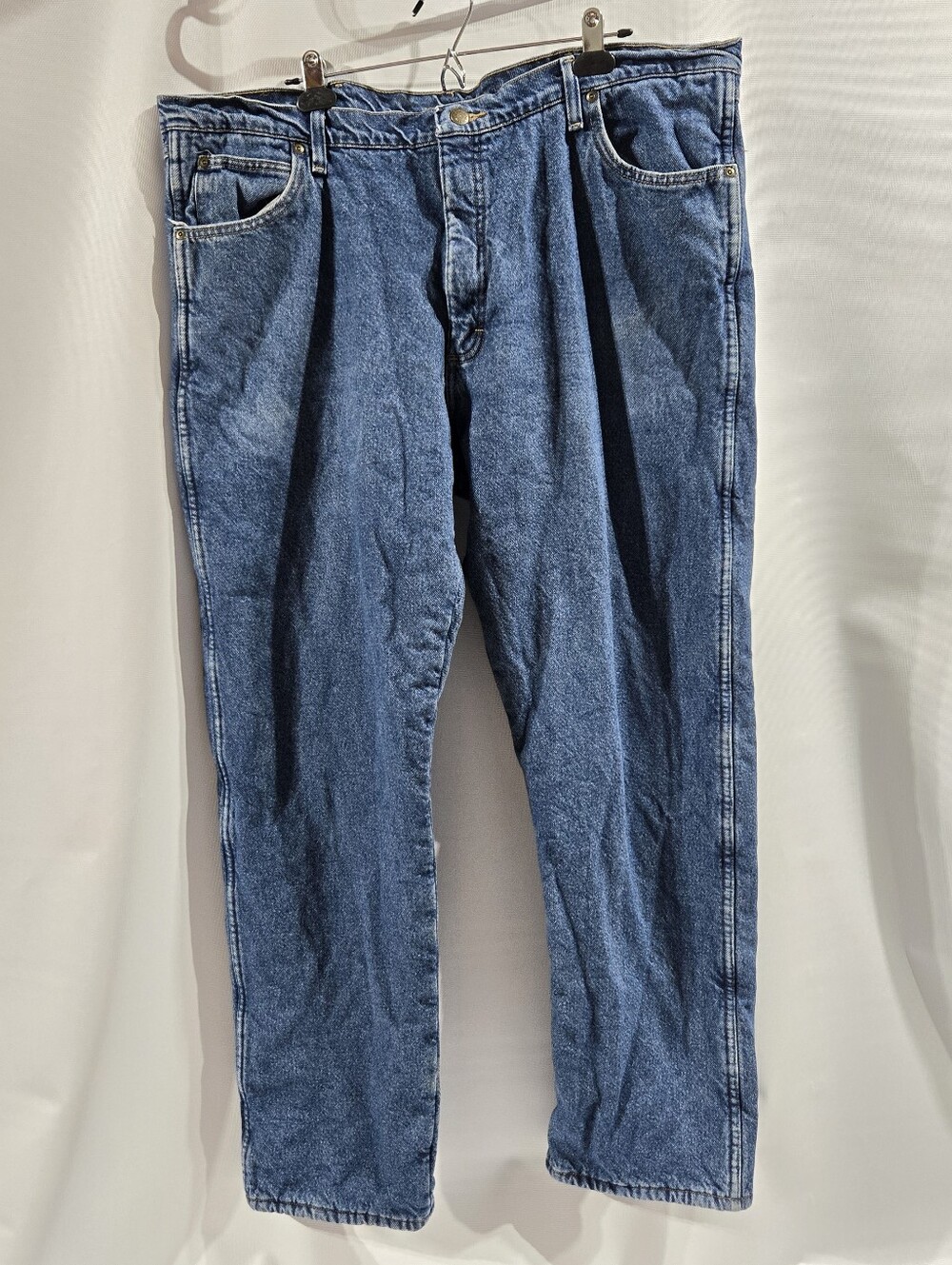 Wrangler Jeans Men's 33213 Stone Washed Insulated Jeans Sz 42x 34 NEW